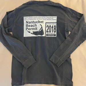 Comfort colors blue 2018 Nantucket tshirt size medium. Unisex.
